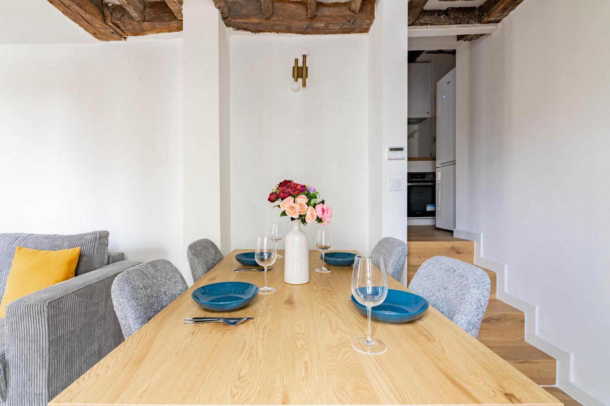 Appartement Quartier Fontaine Chatelet Les Halles Free Netflix باريس المظهر الخارجي الصورة