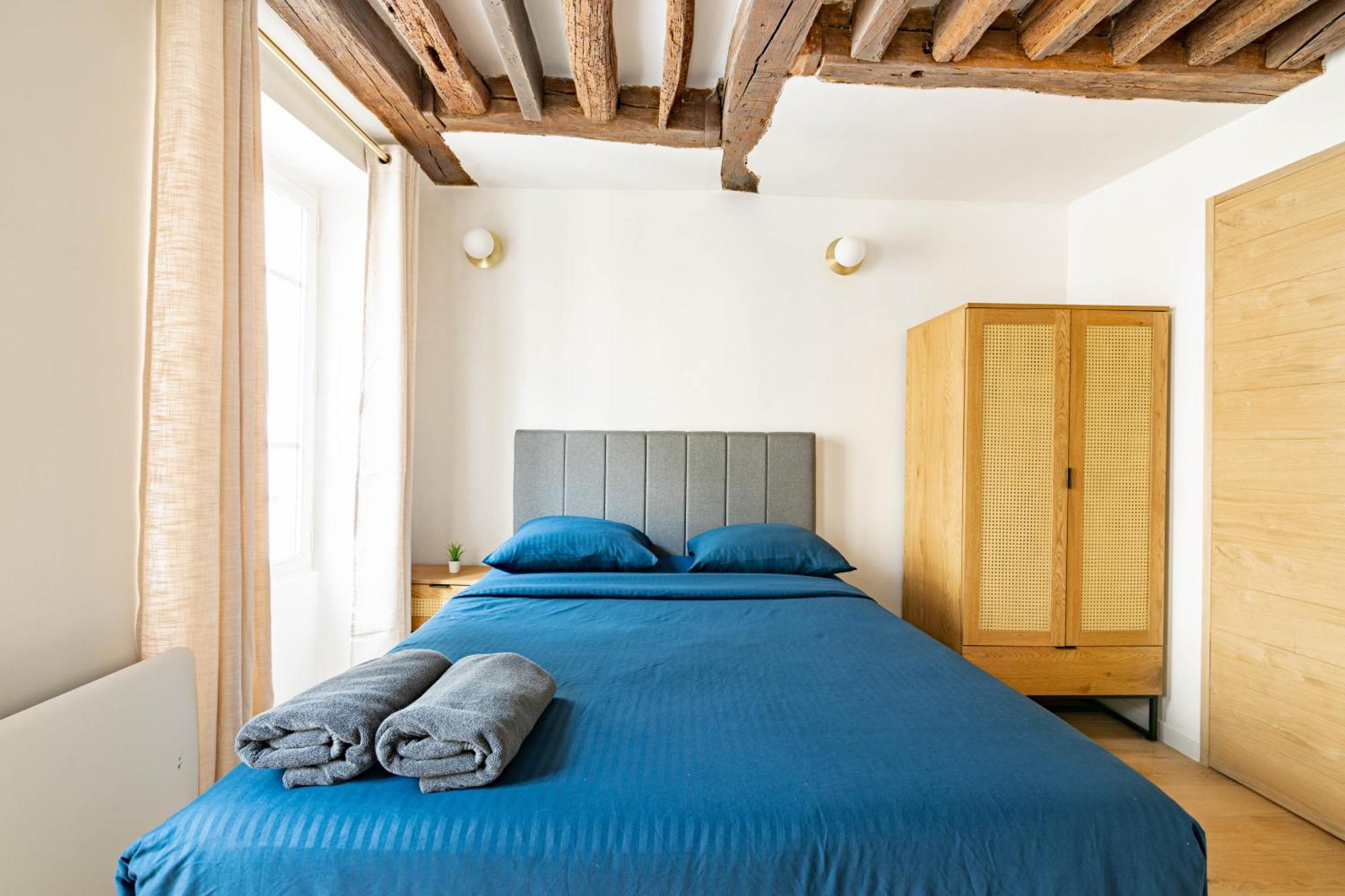 Appartement Quartier Fontaine Chatelet Les Halles Free Netflix باريس المظهر الخارجي الصورة